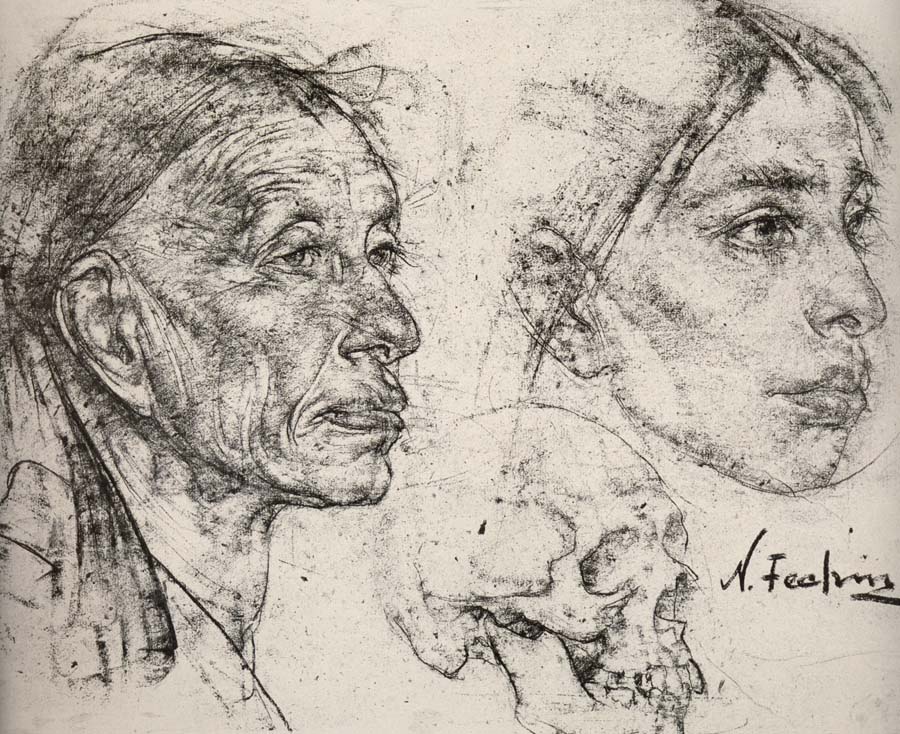 Study of female-s head